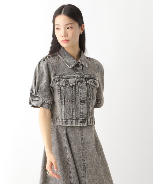 Heather デニムジャケット gジャン Denim Jacket（半袖） 325864