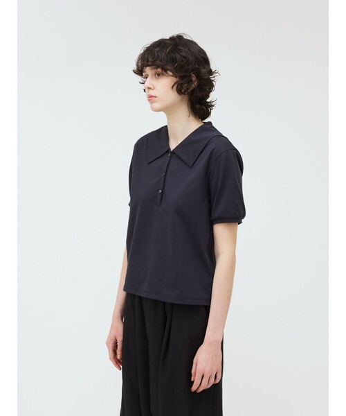 tシャツ mizuiro ind ワイドカラーポロシャツ レディース mizuiroind tシャツ mizuiro ind ワイドカラーポロシャツ