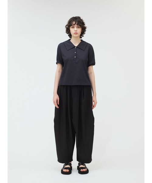 tシャツ mizuiro ind 襟付きTシャツ レディース mizuiroind mizuiro ind（ミズイロインド） カラー Tシャツ
