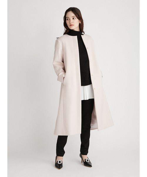 CELFORD（セルフォード） ノーカラーコート 36 ホワイト レディース