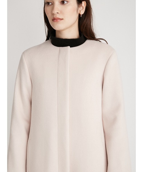 CELFORD（セルフォード） ノーカラーコート 36 ホワイト レディース