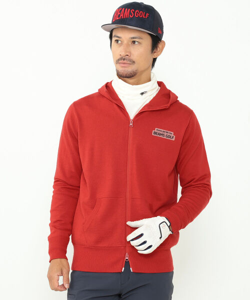 BEAMS GOLF（ビームス ゴルフ） ジップアップブルゾン SMALL レッド