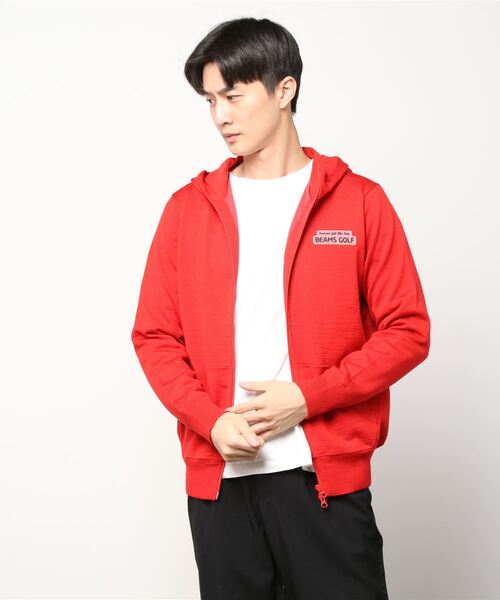 BEAMS GOLF（ビームス ゴルフ） ジップアップブルゾン SMALL レッド