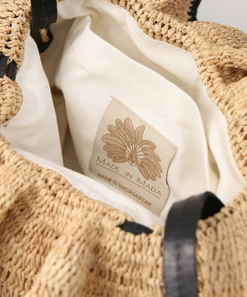 MADE IN MADA ラフィアトートバック Made in Mada｜ラフィアバッグ ALICE MM｜かごバッグ トート