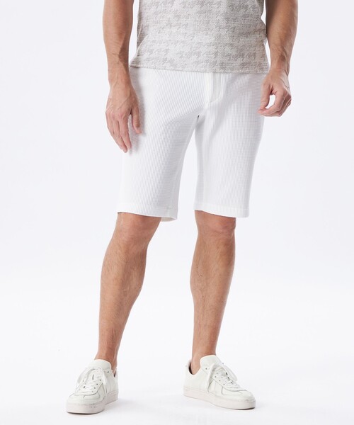 EPOCA UOMO パンツ ワッフルサーマルショートパンツ メンズ