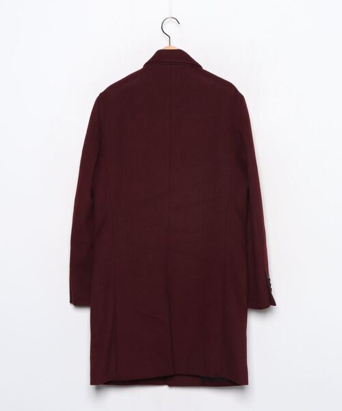 「SHIPS JET BLUE」 チェスターコート MEDIUM ブラウン メンズ_画像2