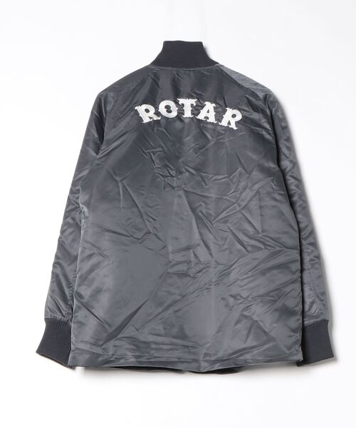【最終価格】ROTAR スタジャン サイズM ROTAR（ローター） スタジャン MEDIUM チャコールグレー メンズ