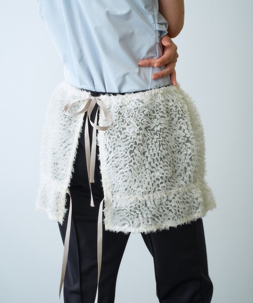 tシャツ Ribbon Tulle Duo レディース