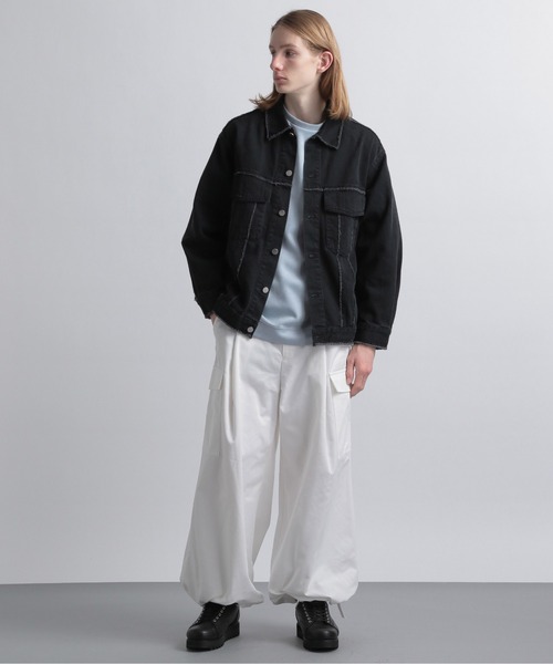 「HARE」 スウェットカットソー SMALL ライトグレー メンズ