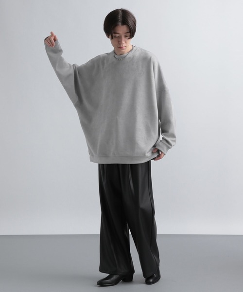 「HARE」 スウェットカットソー SMALL ライトグレー メンズ