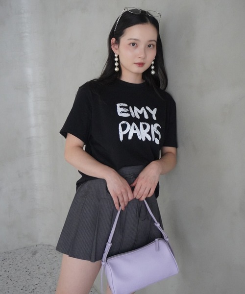 【エイミーイストワール】未使用 タグ付き EIMY PARIS Tシャツ 刺繍 エイミーイストワール】未使用 タグ付き EIMY PARIS Tシャツ