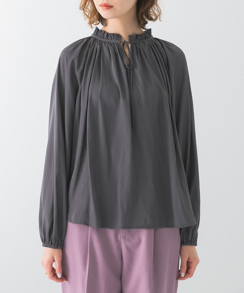 「URBAN RESEARCH ROSSO WOMEN」 長袖ブラウス FREE ホワイト レディース URBAN RESEARCH ROSSO WOMEN」 長袖ブラウス FREE オフホワイト