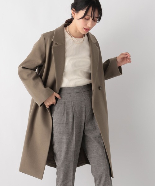 GLOBAL WORK（グローバルワーク） チェスターコート MEDIUM カーキ