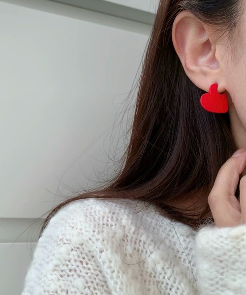 pumpkin port（パンプキンポート） ピアス LOVEハートピアス