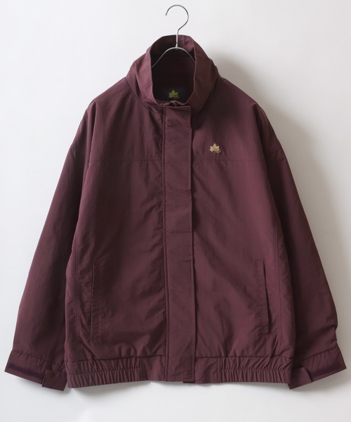 「LOGOS」 ナイロンブルゾン L ブルーグリーン レディース