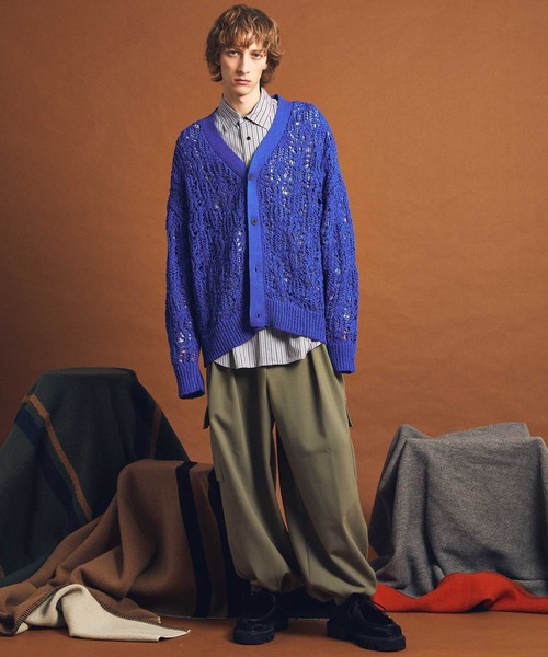 MAISON SPECIAL ブラック カーディガン 01 MAISON SPECIAL 「MAISON SPECIAL」 ニットカーディガン 1