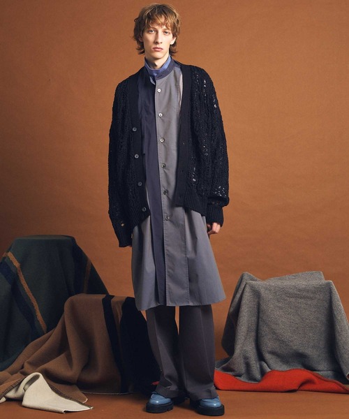 MAISON SPECIAL ブラック カーディガン 01 MAISON SPECIAL 「MAISON SPECIAL」 ニットカーディガン 1