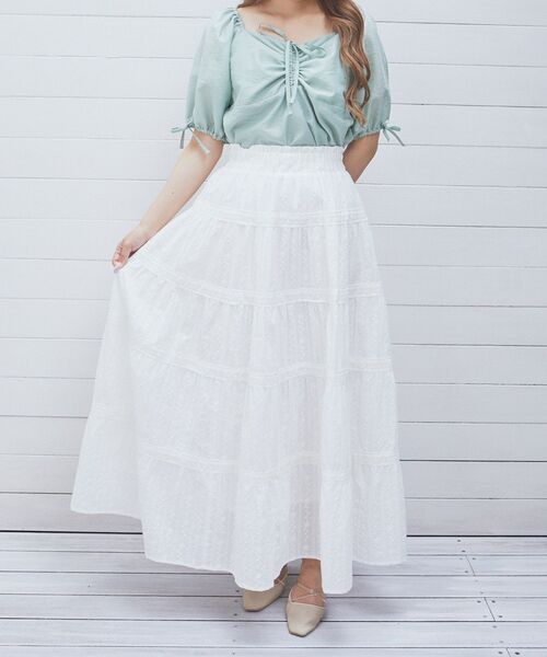 Areeam（アリーム） スカート コットンレーススカート : ZOZOTOWN