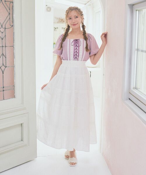 Areeam（アリーム） スカート コットンレーススカート : ZOZOTOWN