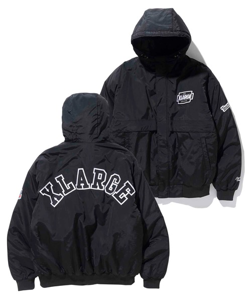 XLARGE エクストララージ ナイロンジャケット ブラック　M XLARGE（エクストラ ラージ） XLARGE NYLON PUFFER JACKET ナイロン