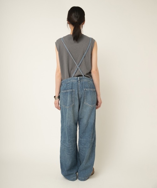 サロペット・オーバーオール・オールインワン meer. STRAP PANTS/GRY サロペット・オーバーオール・オールインワン meer. STRAP PANTS