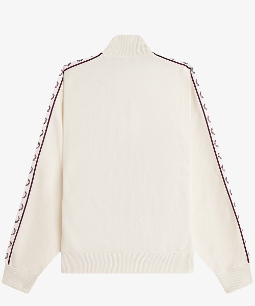 FRED PERRY トラックジャケット ホワイト XL FRED PERRY（フレッドペリー） ジャージ Taped Track Jacket／フレッド
