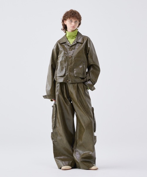 ジャケット・アウター used short jacket soerte コート ジャケット Vintage like military short jacket ( fake