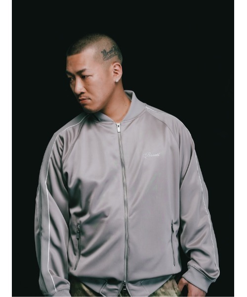 BREATH ジャージ SCRIPT LOGO LINE TRACK JERSEY メンズ : ZOZOTOWN 