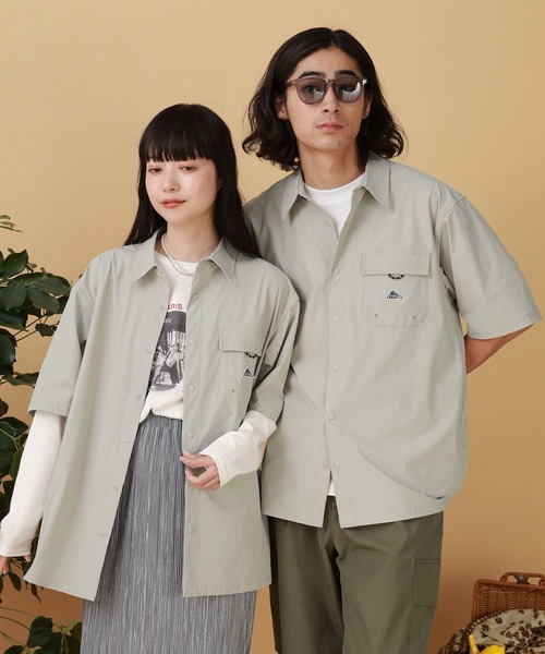 GLOBAL WORK（グローバルワーク） シャツ KELTYコラボシャツ/半袖