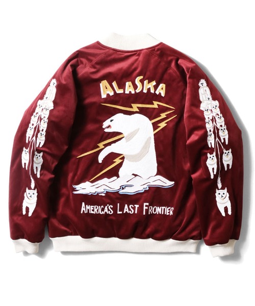 HOUSTON スカジャン 別珍スカジャン（ALASKA） メンズ