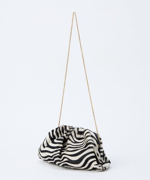 新品　パーティーバック Whim Gazette クラッチバッグ パーティーバッグ 「INNUE」Zebra