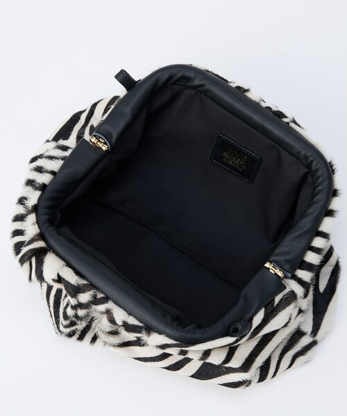 Whim Gazette クラッチバッグ パーティーバッグ 「INNUE」Zebra