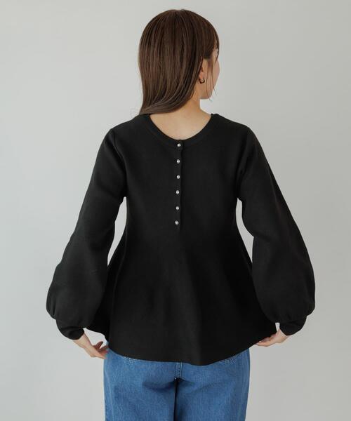 【buecherwurm】タグ付き新品‼️wb アンサンブル ニット セール】 ダブルジャガードロゴKNIT （ニット・セーター
