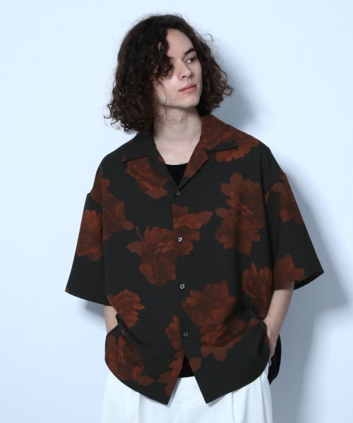 「HARE」 半袖シャツ MEDIUM オフホワイト メンズ_画像2