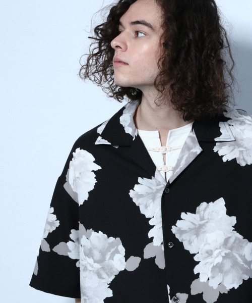 「HARE」 半袖シャツ MEDIUM オフホワイト メンズ_画像4