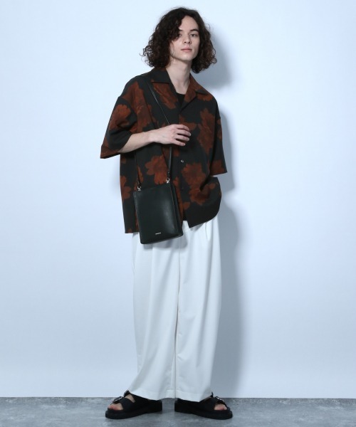 「HARE」 半袖シャツ MEDIUM オフホワイト メンズ_画像5