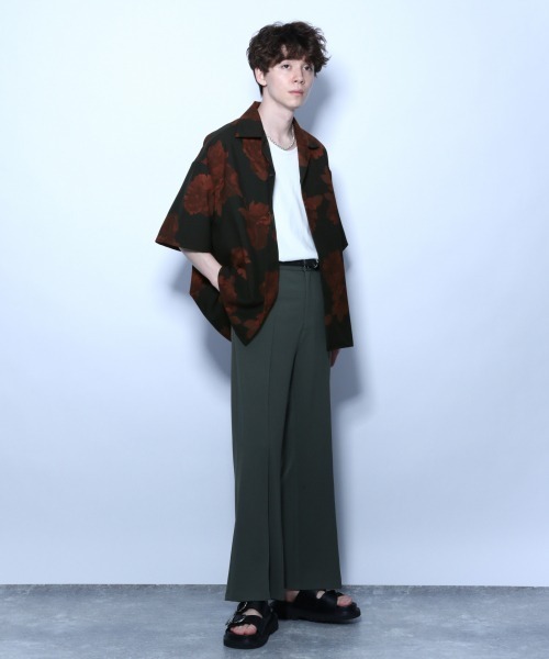 「HARE」 半袖シャツ MEDIUM オフホワイト メンズ_画像7