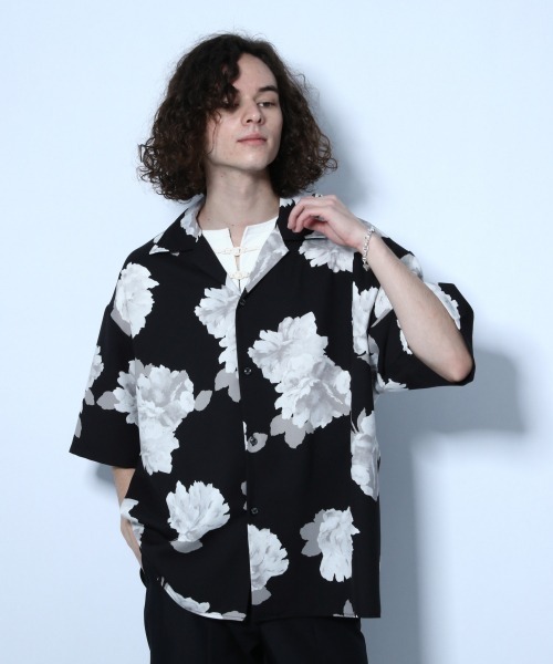 「HARE」 半袖シャツ MEDIUM オフホワイト メンズ_画像9