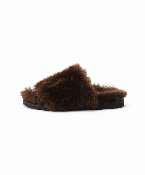 「CAMINANDO」 フラットサンダル 37 ブラウン レディース_画像2