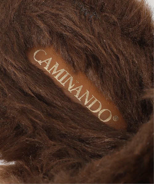 「CAMINANDO」 フラットサンダル 37 ブラウン レディース_画像6