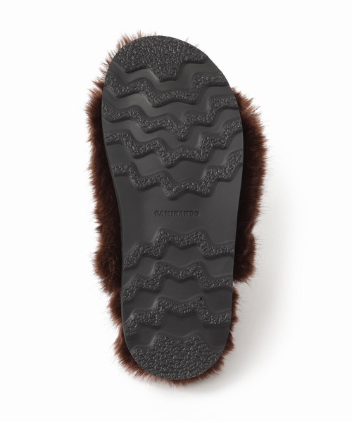 「CAMINANDO」 フラットサンダル 37 ブラウン レディース_画像9