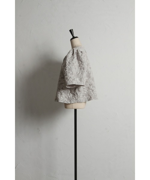 「&. NOSTALGIA」 7分袖ブラウス M グレー レディース_画像7