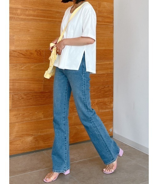 「Vicente」 半袖Tシャツ FREE ホワイト レディース_画像3