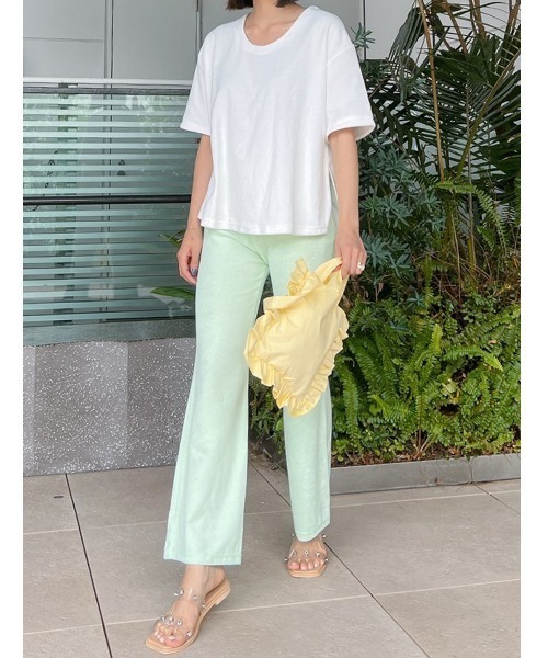 「Vicente」 半袖Tシャツ FREE ホワイト レディース_画像8