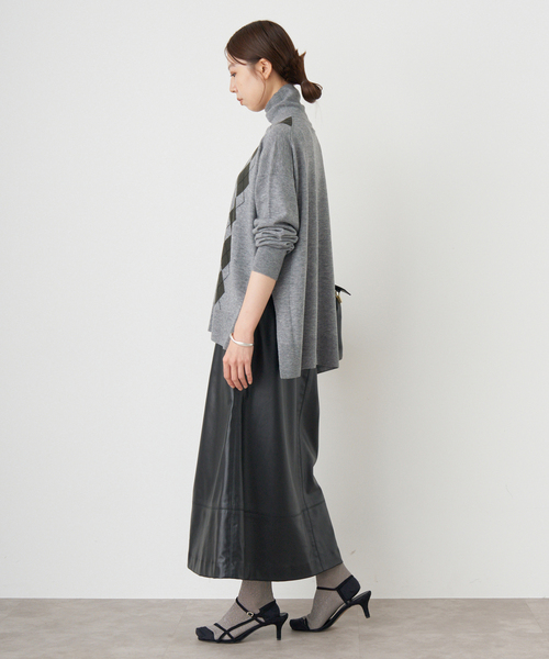 IENA（イエナ） ニット セーター ライトウールアーガイルニット