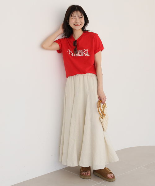 「MOHI」 フラットサンダル 37 キャメル レディース_画像9