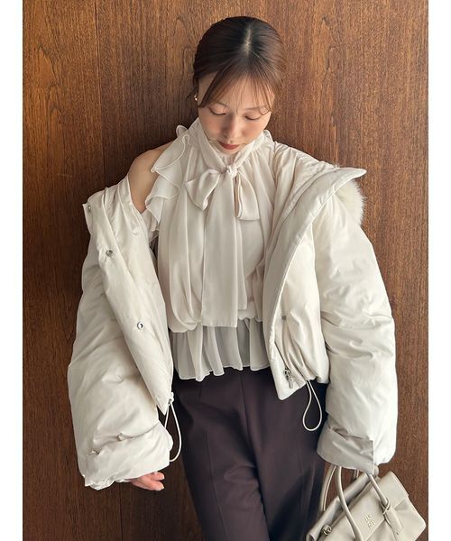 訳ありスナイデルさショートダウンコート SNIDEL（スナイデル） ダウンコート ダウンジャケット 「WEB限定カラー