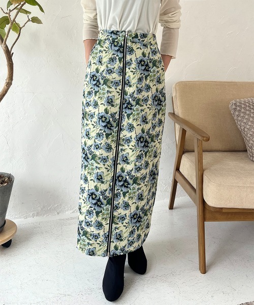 ベイビー　ゴブランスカート スカート ゴブラン柄 フロントジップスカート : ZOZOTOWN Yahoo!店