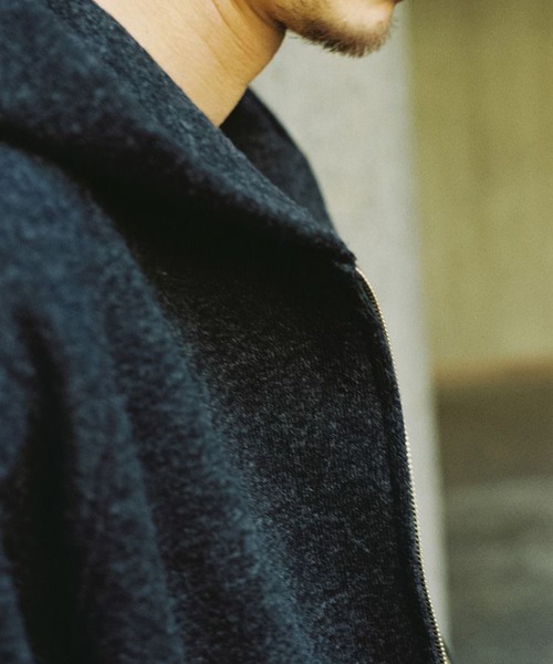 LIDnM（リドム） パーカー WOOL CASHMERE ZIP HOODIE メンズ