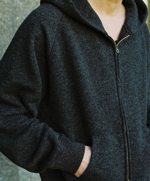 トップス WOOL CASHMERE ZIP HOODIE セール】WOOL CASHMERE ZIP HOODIE（パーカー）｜LIDNM（リドム）の